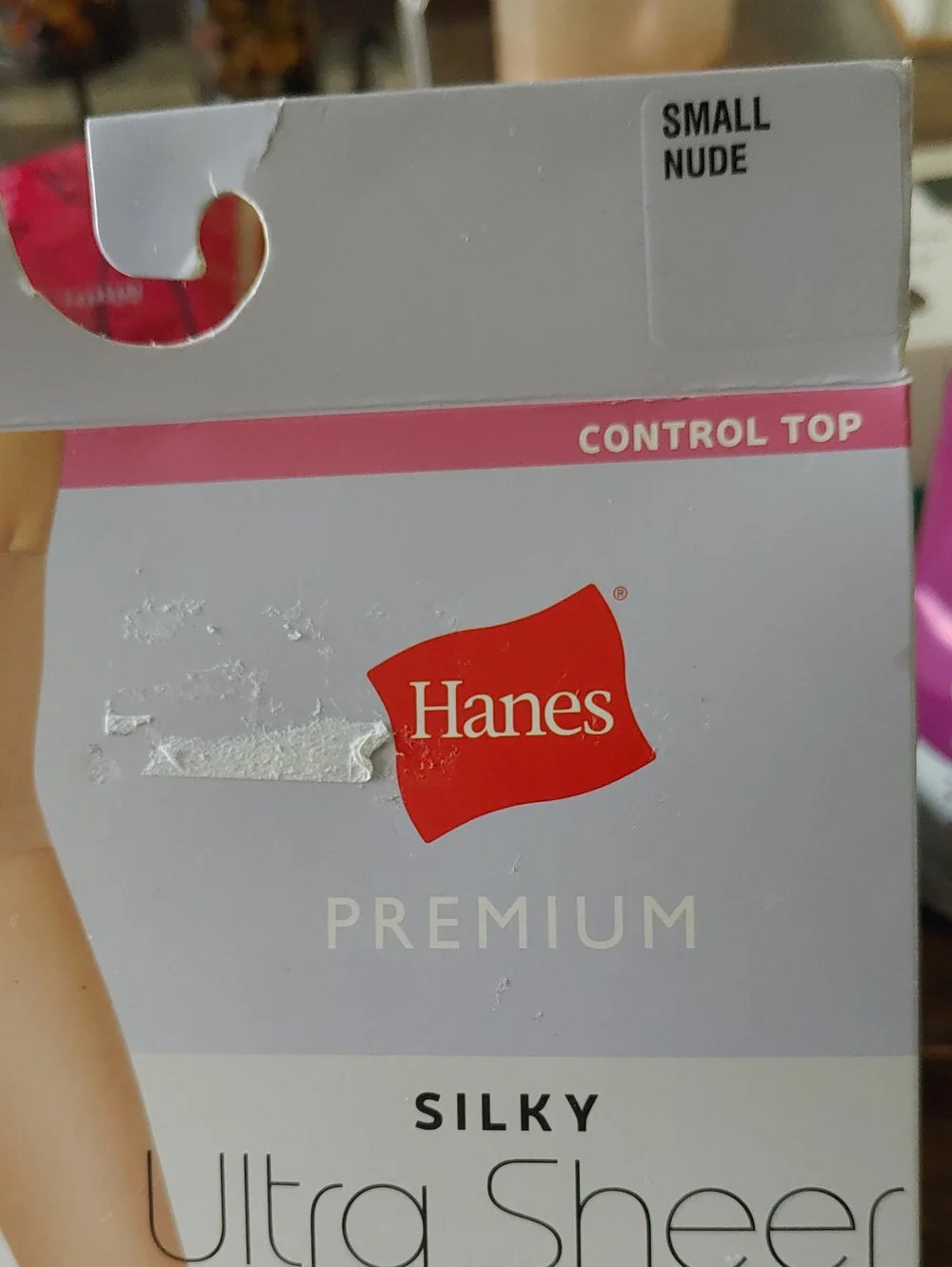 NWT Hanes Small Nude Two Pair Ultra Sheer Pantyhose